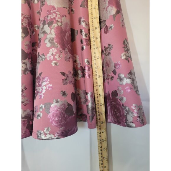 2 Hip Girl's Party Dress Pink Purple Gray Rose Floral SIZE 10 - Picture 10 of 10